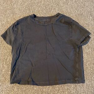 Aeropostale Navy Cropped Tee